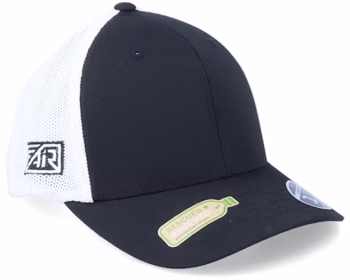 Organic Fair Logo BlackWhite 110 Trucker