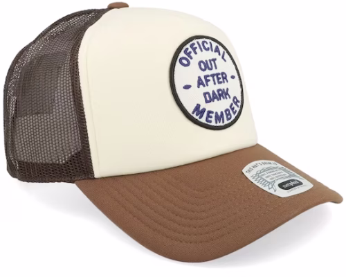 Out After Dark H BrownWhite A-Frame Trucker