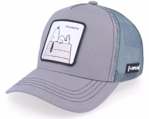 Peanuts Snoopy Grey Trucker - Capslab