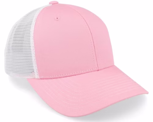 PinkWhiteWhite Contrast Stitch Trucker - Equip