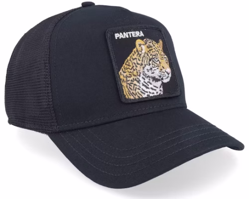 Premium Pantera Black A-Frame Trucker - Goorin Bros