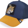 Premium Pantera IndigoYellow A-Frame Trucker - Goorin Bros