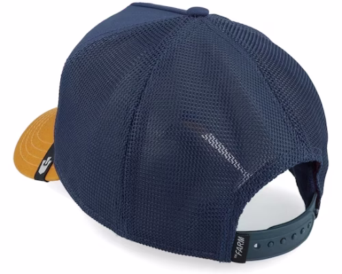 Premium Pantera IndigoYellow A-Frame Trucker - Goorin Bros