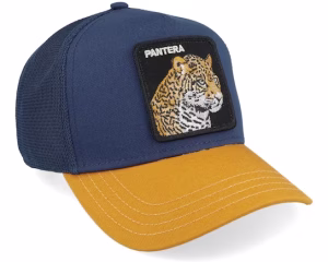 Premium Pantera IndigoYellow A-Frame Trucker - Goorin Bros