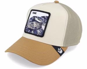 Premium Snake Khaki Trucker - Goorin Bros