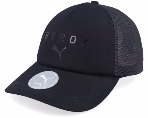 Puma X Hyrox Cap Black A-Frame Trucker - Puma