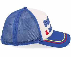 Radler Old Style Baseball Dark RoyalIvory A-Frame Trucker - American Needle
