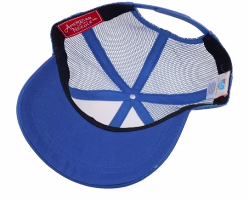 Radler Old Style Baseball Dark RoyalIvory A-Frame Trucker - American Needle
