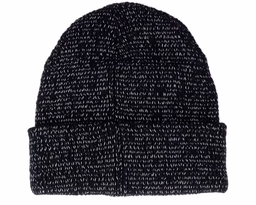 Reflective Black Cuff Blank Beanie - Beechfield