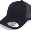 Retro Black A-Frame Trucker - Yupoong