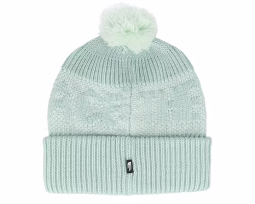 Retro Cabin Beanie Muted PinePale Pom - The North Face