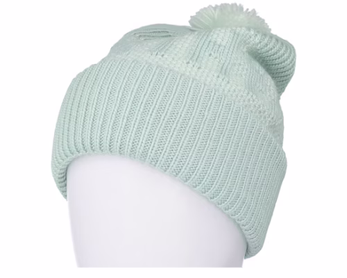 Retro Cabin Beanie Muted PinePale Pom - The North Face