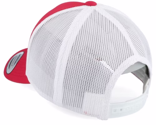 Retro RedWhite A-Frame Trucker - Yupoong