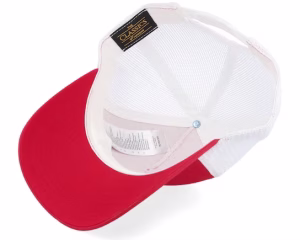 Retro RedWhite A-Frame Trucker - Yupoong