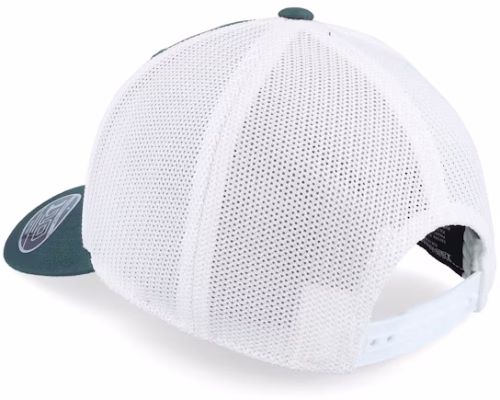 Rigsby Green W White Mesh W Patch Trucker