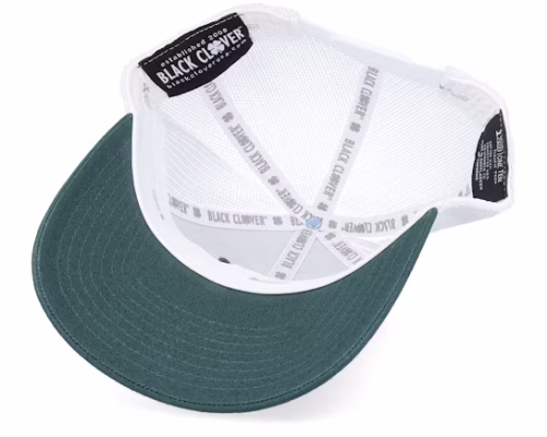 Rigsby Green W White Mesh W Patch Trucker