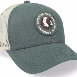 Rival Stamp X Mp Mesh Cap Silver PineOff White Trucker - Brixton