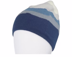 Rocky Mountain Peaks Pull-on Blue Beanie - Beechfield