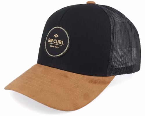 Routine Curve Black/Tan Trucker - Rip Curl