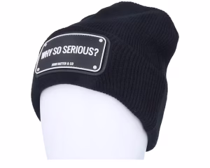 Rubber Why So Serious Black Cuff - John Hatter & Co