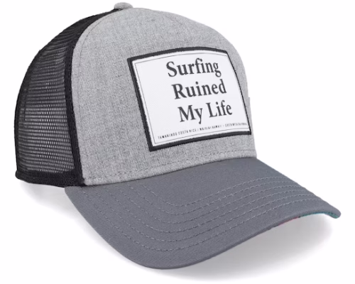 Ruined Heather Grey Coastal Trucker
