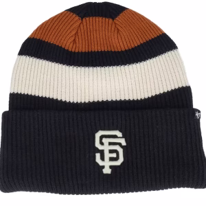 San Francisco Giants Clubhouse Jennings 47 Beanie Black Cuff - 47 Brand