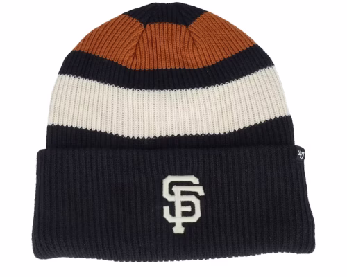San Francisco Giants Clubhouse Jennings 47 Beanie Black Cuff - 47 Brand