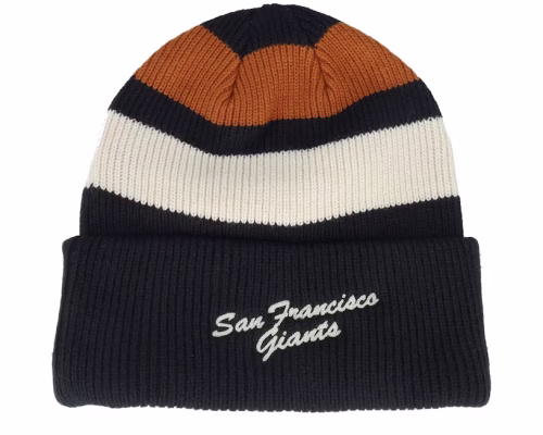 San Francisco Giants Clubhouse Jennings 47 Beanie Black Cuff - 47 Brand