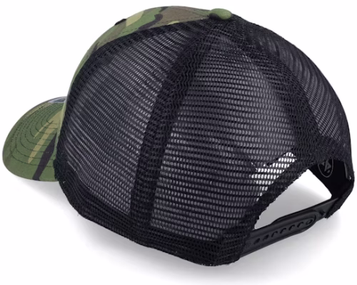 San Jose Sharks 47 Mvp CamoBlack Trucker - 47 Brand