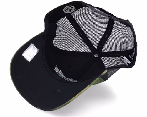 San Jose Sharks 47 Mvp CamoBlack Trucker - 47 Brand