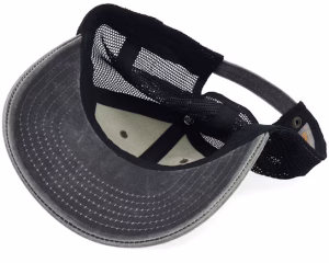 Saw Blade Logo 211 GreyBlack Trucker - Bearded Man