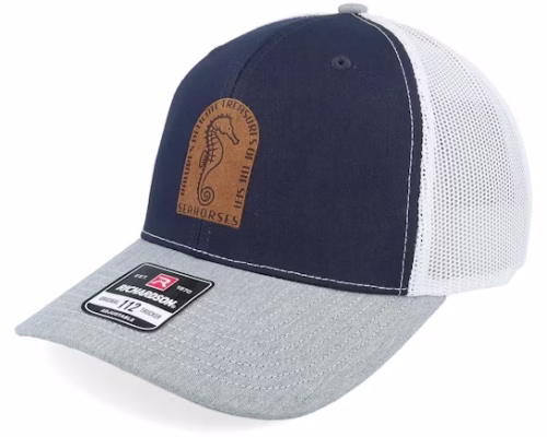 Sea Horse 112 Tri NavyWhiteHeather Grey Trucker