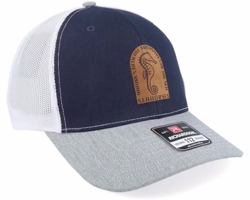 Sea Horse 112 Tri NavyWhiteHeather Grey Trucker