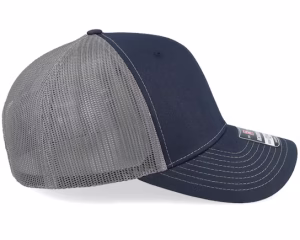 Skull Engraved 112 Split NavyCharcoal Trucker - Iconic
