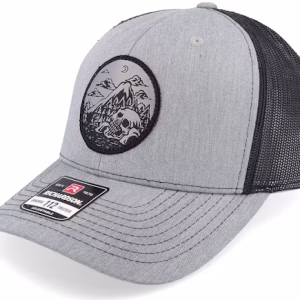 Skull Mountain 112 Heather GreyBlack Trucker - Wild Spirit
