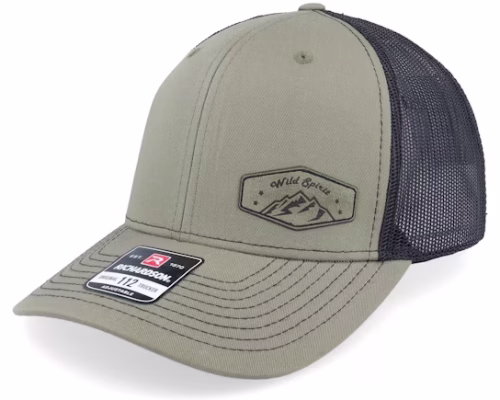 Small Mountain Green Patch Loden/Black Trucker - Wild Spirit