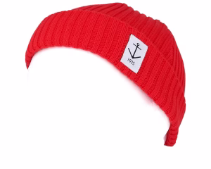 Smula Organic Red Short Beanie - Resteröds