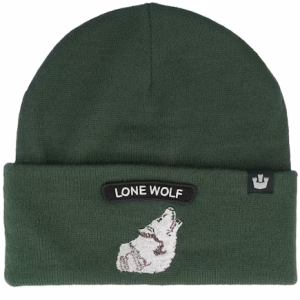 Soft Rock Wolf Classic Knits Rocker Icon Green Cuff - Goorin Bros