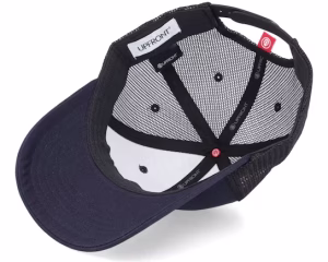 Spinback Navy BlueWhite Trucker