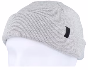 Super Soft Knit Heather Grey Short Beanie - Djinns