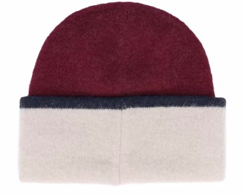 Teela Alpaca Mix Hat Cabernet Cuff - J.Lindeberg