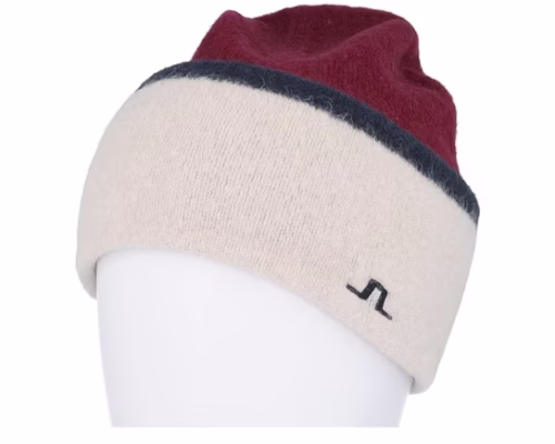 Teela Alpaca Mix Hat Cabernet Cuff - J.Lindeberg