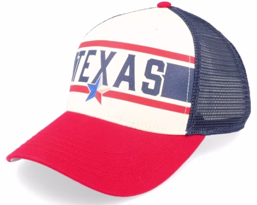 Texas Sinclair IvoryRedNavy Trucker - American Needle
