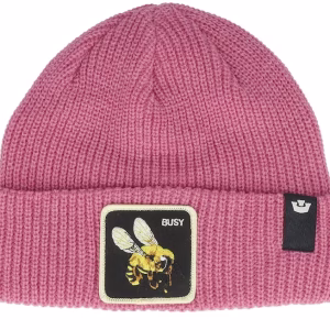 The Busy Beanie Knit Pink Cuff - Goorin