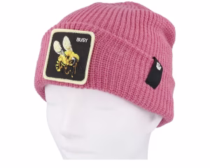 The Busy Beanie Knit Pink Cuff - Goorin