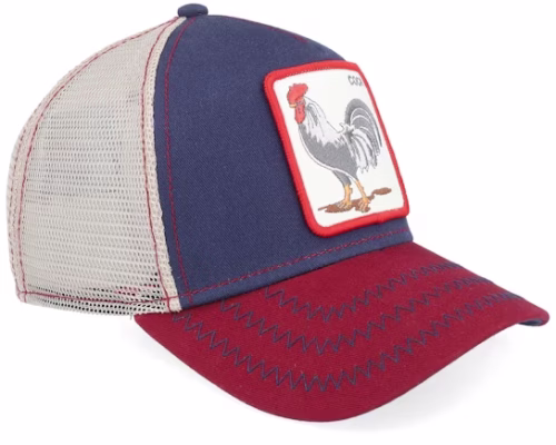 The Cock NavyKhakiRed Trucker - Goorin Bros