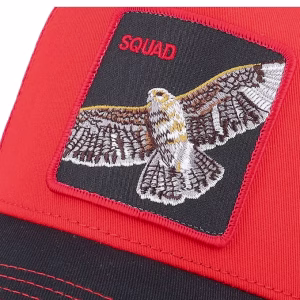 The Squad Bird Fab Farm RedBlack A-Frame Trucker - Goorin Bros