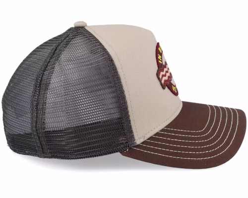 Trucker Cap Hft Food Bacon KhakiBrown Trucker - Djinns