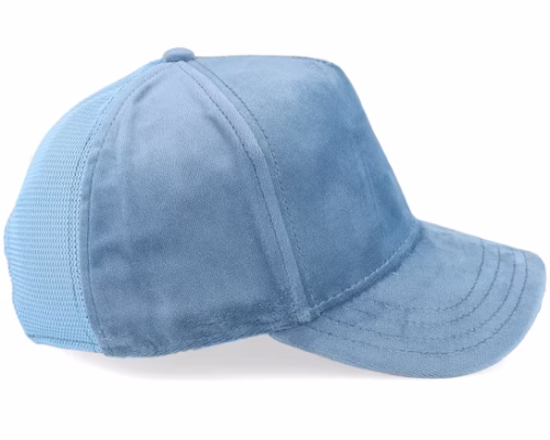 Velour Blank Velvet Nude Blue Trucker - Goorin Bros