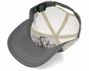 Vintage 5 Panel Olive Trucker - John Deere